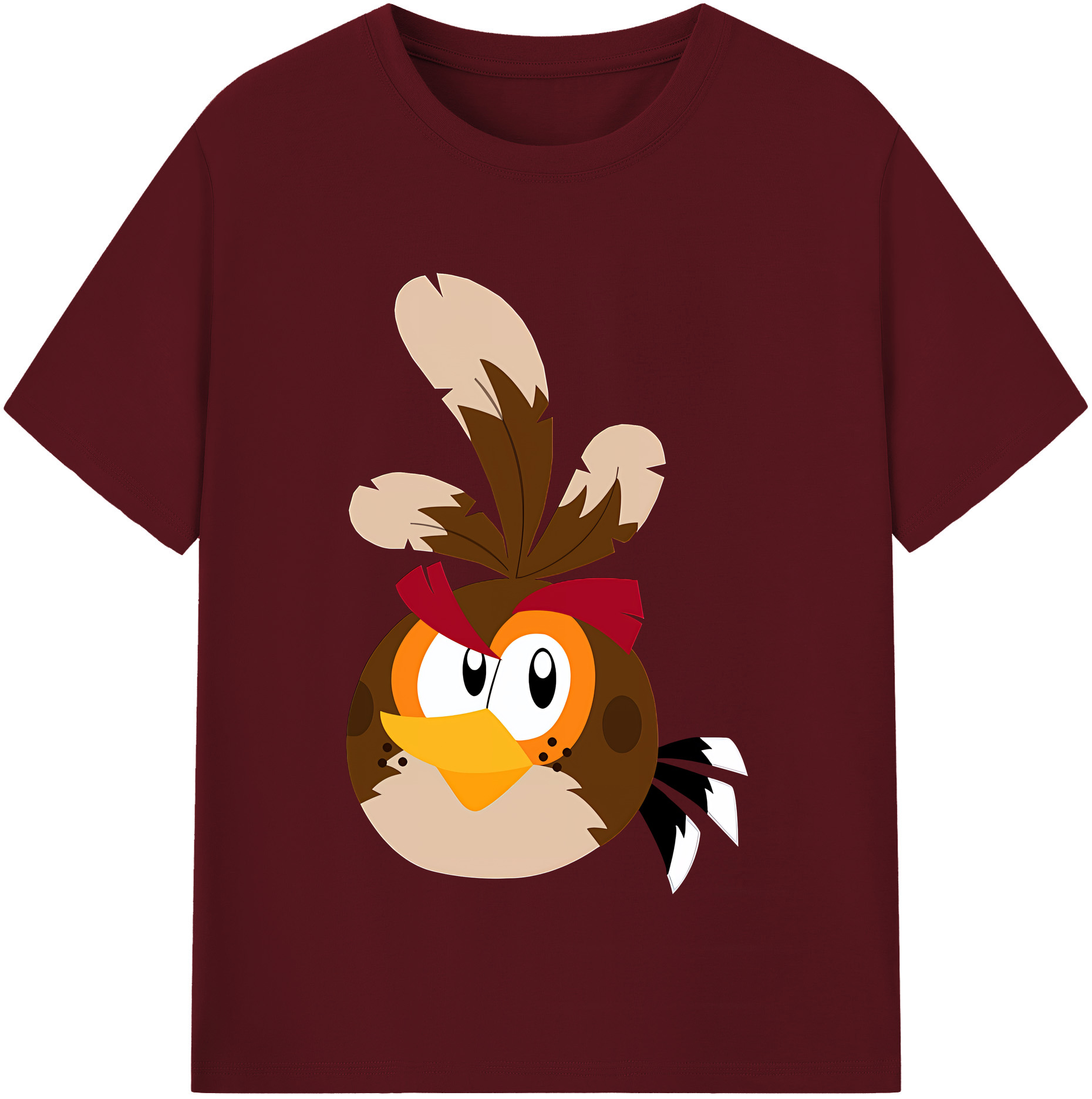 （画像用） Angry Birds アングリーバード 綿100％半袖Tシャツ（フロントプリント）